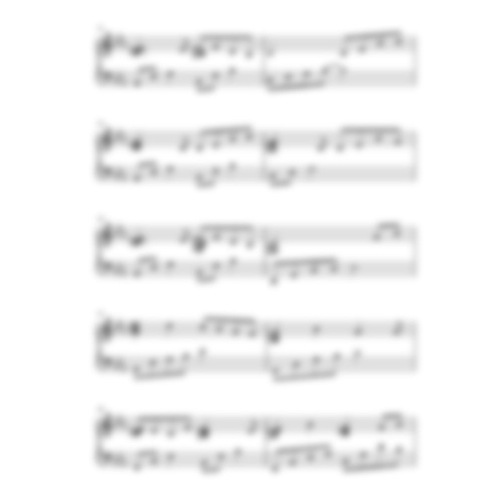 Miss Each Other Because of Love – Original Piano Sheet Music (PDF)