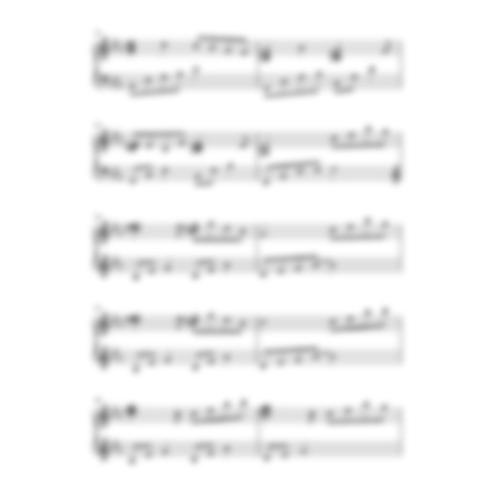 Miss Each Other Because of Love – Original Piano Sheet Music (PDF)